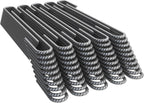 Vodaland Rebar Stakes J Hook Extra Heavy Duty 1/4 inch Coated Steel Ground Anchors with Chisel Point End (50)