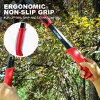 HAUTMEC Anvil Loppers for Tree Trimming Heavy Duty, Extendable 27-37'' Garden Bypass Loppers with Compound Action System, 2" Cutting Capacity, Labor-Saving Tree Trimmer for Yard, Lawn Branch Cutter