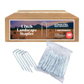 Sandbaggy 4 Inch Landscape Sod Staples | Great for Hard & Rocky Soil | Sharp Like a Knife | Tough 11 Gauge Rust-Resistant | Trusted by Farmers & Contractors Across USA (600 Staples)