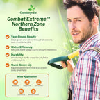 Outsidepride Combat Extreme Northern Zone - 50 Lbs Cold-Hardy, Drought-Resistant Turf Type Tall Fescue & Kentucky Bluegrass Lawn Grass Seed Blend, OptiGrowth Coated for Better Establishment