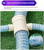 French Drain Pipe，Flexible Underground Drainage Tube,Soft Infiltration Pipe,\U200b DIY Construction Site(8cm/3.1in 39.4ft)