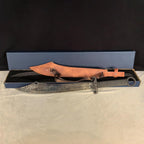 SV Handmade cast Manganese Steel Chopping Blade Sword, Full Tang, Outdoor, Hunting, Camping, Hiking, Survival, with Protective Cover, Multiple Styles to Choose from