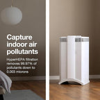 IQAir HealthPro Plus XE Air Purifier - 2-Pack- Smart HyperHEPA Filtration for Large Rooms up to 2250 sq ft - Viruses, Allergens, Smoke, Mold, Dust, Pet Dander, Swiss Made, WiFi Enabled