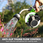 RESTMO Watering Wand Heavy Duty, 15-Inch Long Hose Nozzle Sprayer