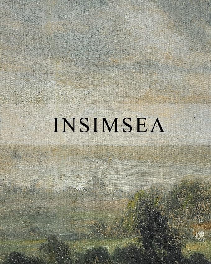 InSimSea Framed Canvas Wall Art Vintage Decor, Room Decor Vintage Landscape Artwork Home Wall Decor, Kitchen Office Farmhouse Bathroom decor, 16"x24"
