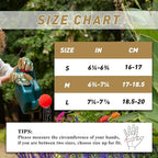 HLDD HANDLANDY Work Gloves for Women and Ladies, Leather Gardening Gloves Flexible Mechanic Working Gloves