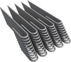 Vodaland Rebar Stakes J Hook Extra Heavy Duty 1/4 inch Coated Steel Ground Anchors with Chisel Point End (50)