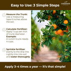 Professional Citrus Fertilizer + Vital Micronutrients; Perfect Balanced NPK for All Citrus; for Indoor and Outdoor Plants; Orange, Lime, Avocado and Lemon Tree Fertilizer (10 QUARTS)