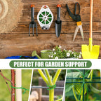 Ahrltim 984FT Total (2 Rolls, 492FT Each) Garden Twist Ties with Cutter, Plant Ties for Tomatoes & Vines, Reusable Garden Ties for Gardening, Cable Management & Home Organization