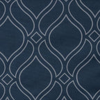 AAAAAcessories Outdoor Seat Cushions for Chairs, Waterproof, Fade-Resistant, 24" x 24" x 4", Patio Furniture Replacement Cushions, Set of 2, Slate Blue Vine Trellis
