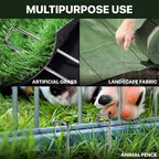 Landscape Staples 4 inch Stakes for Gardening 500 Pack Galvanized Garden Staples for drip Irrigation Landscape Fabric pins Updated Heavy-Duty Weed Barrier Fabric Lawn Outdoor Projects,Decorations