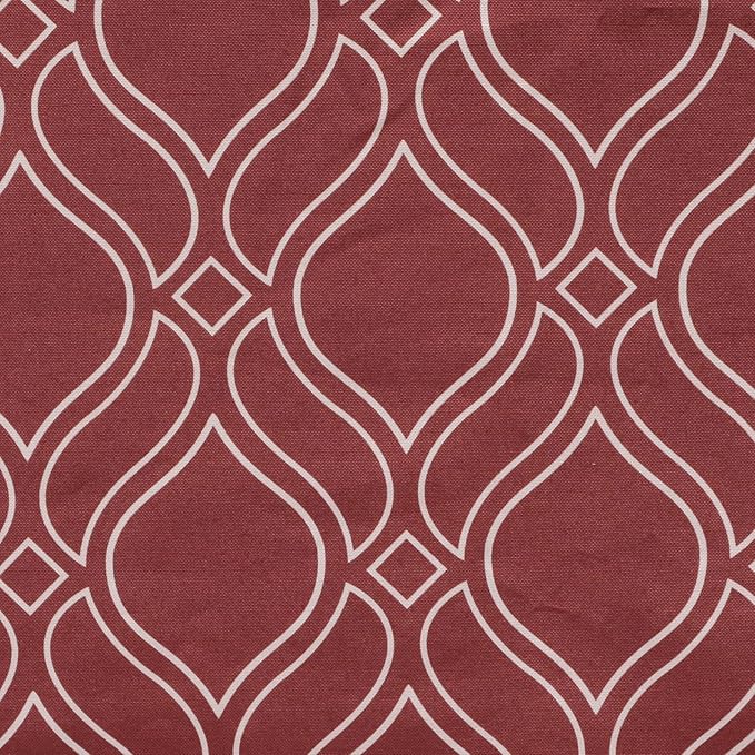 AAAAAcessories Outdoor Seat Cushions for Chairs, Waterproof, Fade-Resistant, 22" x 22" x 3", Patio Furniture Replacement Cushions, Set of 2, Clay Red Vine Trellis