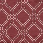 AAAAAcessories Outdoor Seat Cushions for Chairs, Waterproof, Fade-Resistant, 22" x 22" x 3", Patio Furniture Replacement Cushions, Set of 2, Clay Red Vine Trellis