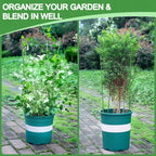 KLS 3 Pack Tomato Cage for Pots Plant Support, Upgrade 24 Inches Tomato Cages for Garden, Pepper Cage Trellis Kit with Plant Tie and Clips (24")