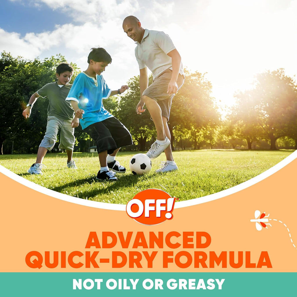 OFF! Family Care Insect & Mosquito Repellent, Bug Spray Containing 15% DEET, Protects Against Mosquitoes, 4 Oz, 2 Count