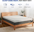 12 Inch Queen Green Tea Memory Foam Mattress for Cool Sleep & Pressure Relief, Bed in a Box, Removable Cover No Fiberglass, CertiPUR-US Certified