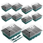 Mr. Pen- Seed Starter Tray Kits, 6.6"x4.6", 10 Set, Total 120 Cells