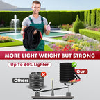 Upgraded 100FT Non-Expanding Garden Hose, Lightweight, Flexible Ultra-Light Water Hose, Burst-Resistant, Lead-Free, Anti-Kink, High-Pressure