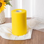 Ivory Tulle Fabric Rolls 6 Inch by 100 Yards (300 feet) Tulle Roll Spool Fabric for DIY Tutu Skirt Baby Shower Birthday Party Wedding Decorations Christmas Craft Supplies (Ivory)