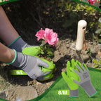 WORKPRO 6 Pairs Garden Gloves Men and Women with Eco Latex Palm Coated