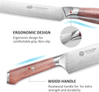 YOTSUBA Chef Knife, 9 Inch Kitchen Chef's Knife, Ultra Sharp High Carbon Steel Professional Cooking Kitchen Knife with Ergonomic Handle, Gift Box Included