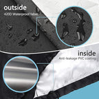 Patio Furniture Chair Covers Set, 3PCS Outdoor Garden Furniture Sofa Cover with 420D Durable Waterproof, Fit for Outdoor Wicker/Rattan Chair Conversation Sets