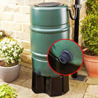 2 PCS Rain Barrel Bulkhead Fitting kit with Plugs and Hole Saw Tool, 1/2 Inch PVC Spigot Connector Kit for Rain Barrels Water Tanks Pools Aquariums Tubs (Bulkhead 1/2 Inch)