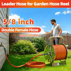 SPECILITE Garden Water Hose 15 ft x 5/8 in with Female to Female Connector, Small Leader Hose for Hose Reel, Heavy Duty, Flexible & Lightweight, Water Pipe, Outdoor Water Hose Extension Adapter