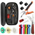 Upgrage Garden Grafting Tools, 2 in 1 Garden Pruning Tools Including Grafting Knife, Pruning Shears, Replacement Blades Grafting Tapes and Labels for Plant Branch Fruit Tree Cutting Pruner Tool Kits