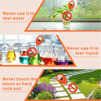 XLUX Orange 2 Pack Soil Moisture Meter, Garden Lawn Indoor Outdoor Use, Battery-Free