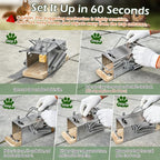 Squirrel Traps, Outdoor Heavy-Duty Squirrel Traps, Rodent Trap for Patios, Squirrel Trap for Outdoor Use, Garden Use-1 Pack