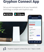 Gryphon AX – Ultra-Fast Mesh WiFi 6 Parental Control Router 2-Pack – Advanced Content Filters and Next-Gen Firewall - 4.3 Gbps Across 3,000 sq. ft. per Router for Multi-Device Households