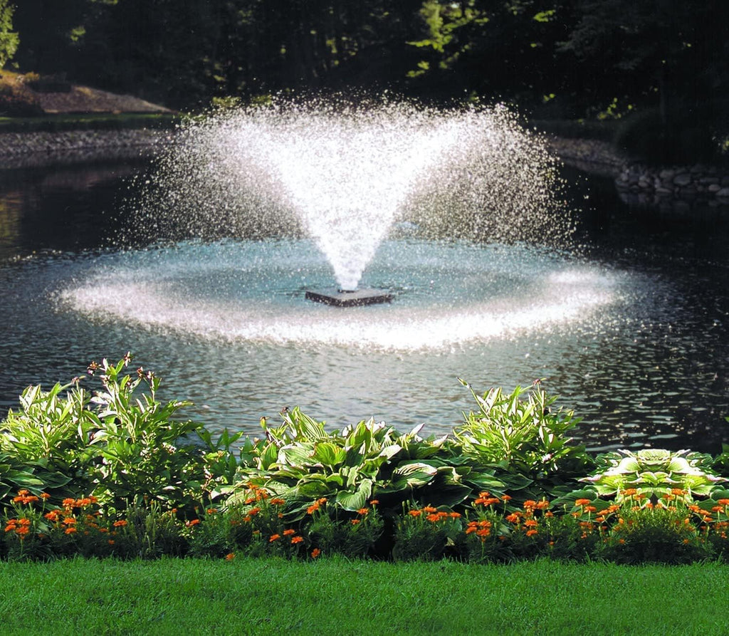 Scott Aerator DA-20 Display Pond Aerator - 1 Horse Power 115V 70ft Cord | Aerating Pond Fountain for up to 1 Acre Ponds | Pond Aerator Pump for Small Ponds | Pond Aeration Systems
