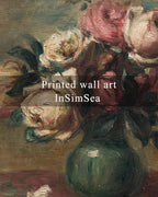 InSimSea Framed Wall Art for Living Room Flower Art Home Decor Framed Vintage Botanical Prints Rustic Farmhouse Wall Decor Mid Century Modern Decor Art Prints Floral Home Decor for Bedroom 11x14in