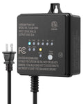 DEWENWILS 60W 120V AC to 12V DC Outdoor Low Voltage Transformer with Timer and Photocell Light Sensor, Weatherproof, Specially for LED Landscape Lighting, Spotlight, Pathway Light, ETL Listed