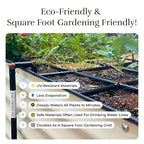 Garden Grid Watering System, 2x8 Cornerless | Garden Irrigation System for Garden Beds | Pre-Assembled, Waters Every Plant, USA-Made | Ideal for Beds w/Corner Posts or Curved Ends | 22.5"x88"