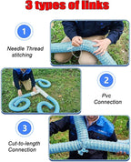 Commercial French Drain Pipe for Water Drainage, Construction Site/Sports Field Perforated Pipes & Weeping Tile, Dia 2in 3.9in 5.9in Wide Underground Drainage Systems(Dia 5cm/2in,Long 24m/78.7ft)