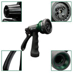 AUTOMAN-Garden-Hose-Nozzle, ABS Water Spray Nozzle with 7 Adjustable Watering Patterns, Slip Resistant for Watering Plants, Lawn& Garden, Washing Cars, Cleaning, Showering Pets & Outdoor Fun.