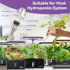 inbloom Salad Seed Pod Kit Compatible with AeroGarden, Ahopegarden, iDoo, MUFGA Hydroponics Growing System, 400+ Mixed Seeds with American Fast/Paris Island/Buttercrunch/Romaine Lettuce (12-Pod)