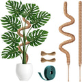 2 Pack 30 Inch Moss Pole for Plants, Moss Poles for Climbing Plants Monstera, Handmade Coco Coir Plant Pole, Monstera Plant Support for Plant Grow