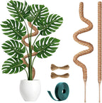 2 Pack 30 Inch Moss Pole for Plants, Moss Poles for Climbing Plants Monstera, Handmade Coco Coir Plant Pole, Monstera Plant Support for Plant Grow