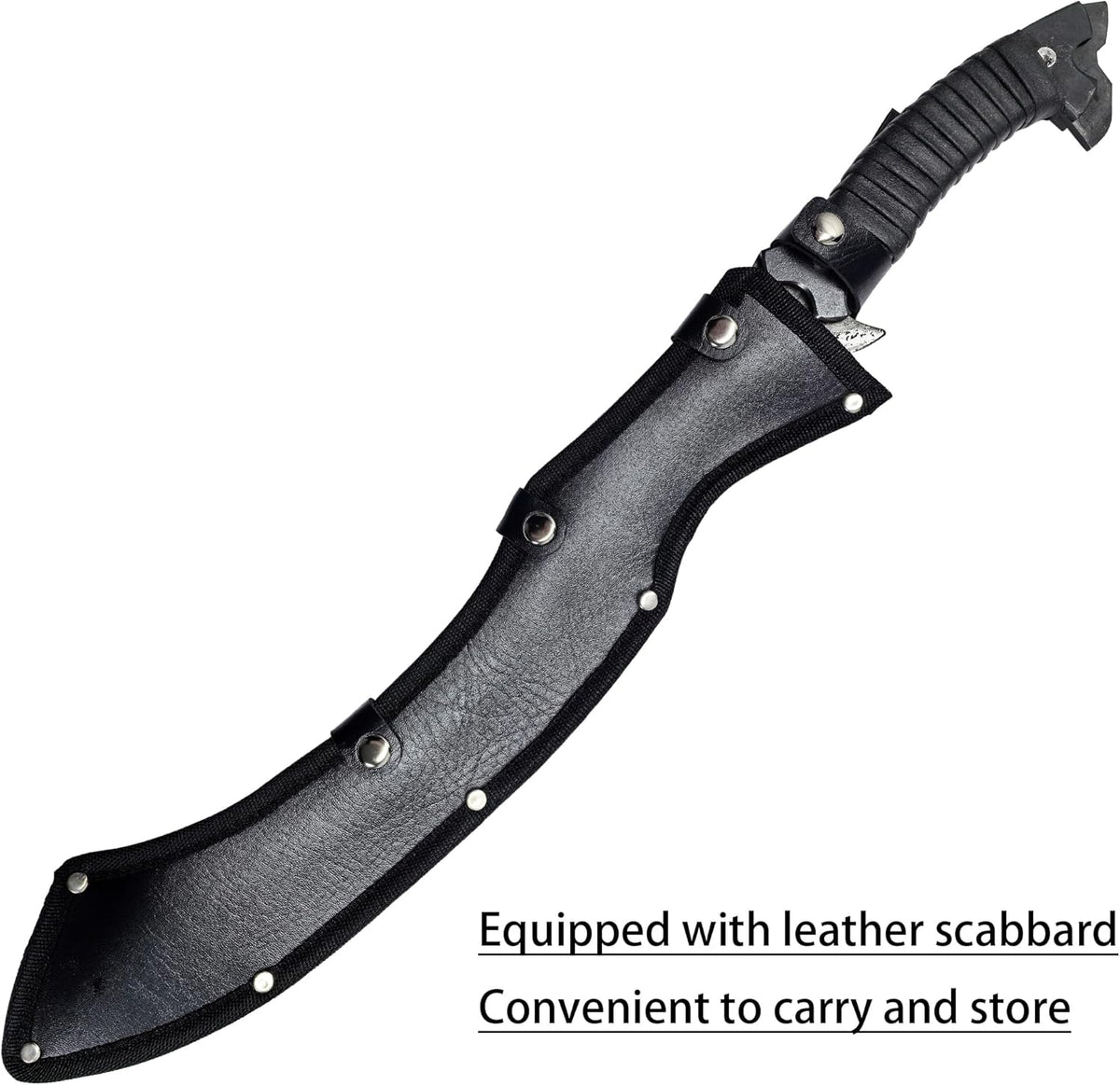 SV Handmade cast Manganese Steel Chopping Blade Sword, Full Tang, Outdoor, Hunting, Camping, Hiking, Survival, with Protective Cover, Multiple Styles to Choose from