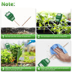 Dr.meter Soil Moisture Meter for Plants, Plant Water Gauge Test Kit
