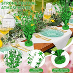 6 Pack Star Table Centerpieces for Party, Birthday Table Decorations for Kids Adults, Party Centerpieces for Tables for Wedding Baby Shower Graduation Holiday Event (Green)