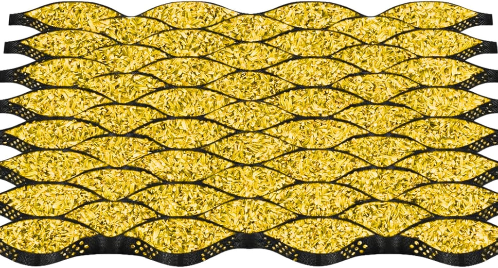 Ground Grid Black Base Grid, Durable Ground Reinforcement for Gardens Yards Pathways Slopes, Parking Landscaping (40x4Ft x 2Inch)
