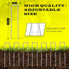 600 Pack x 6 Inch Landscape Staples Galvanised, Fabric Pins, 11 Gauge, Garden Staples, Tent Stakes, Fabric Pins for Lawn, Fence, Tent, Decoration, Weed Barrier, Outdoor. (600 x 6in)