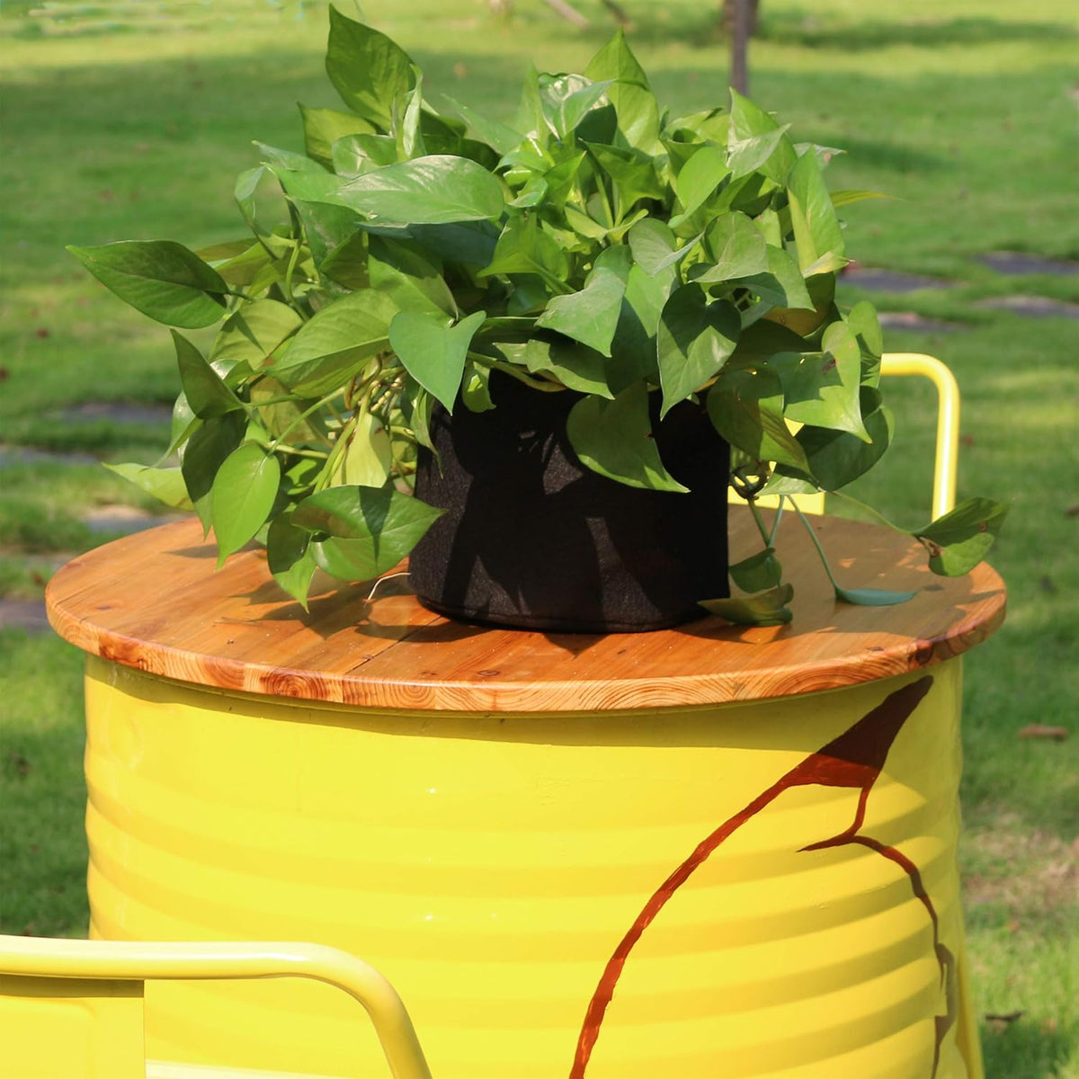 Gardzen 20-Pack 1 Gallon Nonwoven Grow Bags, Aeration Fabric Pots