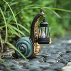 QZJDDZSW Solar Garden Snail Statue,Lawn Decor Statue for Patio, Balcony, Yard Ornament - Mothers Day Gifts for Mom Grandma Women