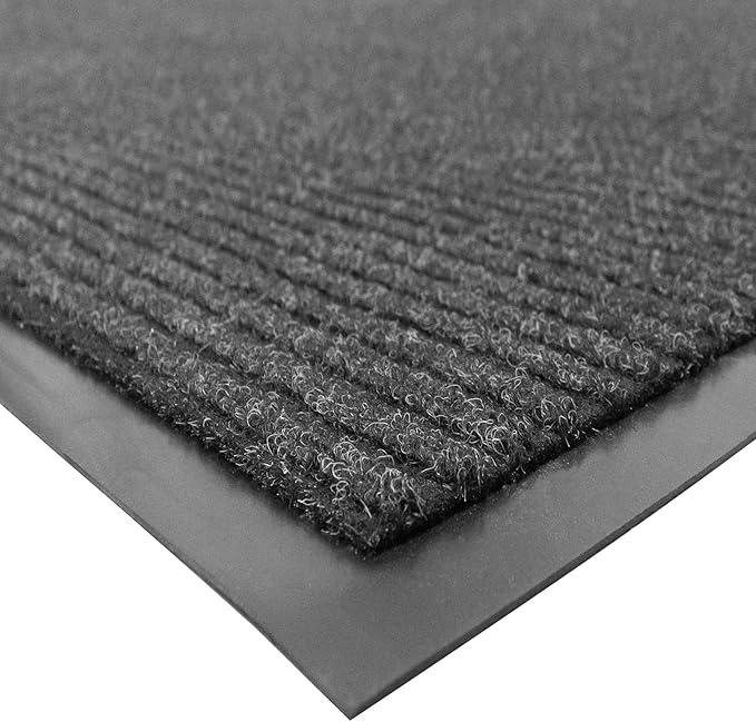 Traffic Guard Door Mat, 3´x 5´ (36” x 60”), Heavy Duty Waterproof Doormat, Stain and Fade Resistant Welcome Mats, Durable Rubber Backing, Low Profile Entryway Rug, Shoe and Boot Scraper.
