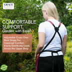 Gardening Apron with Harvest Pouch - 7 Pocket Garden Gift for Women & Men